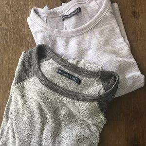 $15 bundle | A&F super soft long sleeves tee